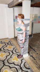 boundinthemidwest.com - Izzie Taped To a Post thumbnail